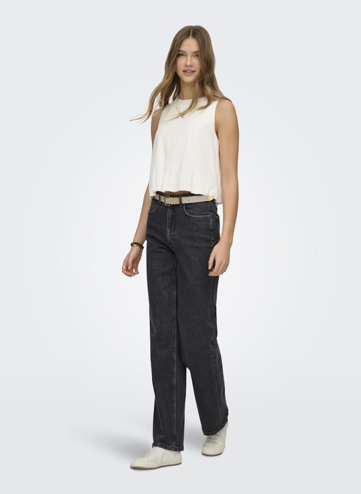 ONLY Onlgoa S/L Ballon Linen  Top - Image 1