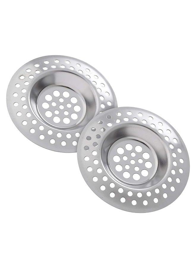 Home Pro مث catcher شعر عالمي للحمام مانع انسداد سدادة حوض استحمام غطاء تصريف حوض الاستحمام مصفاة حوض مطبخ من الفولاذ المقاوم للصدأ 2 قطعة - Image 1