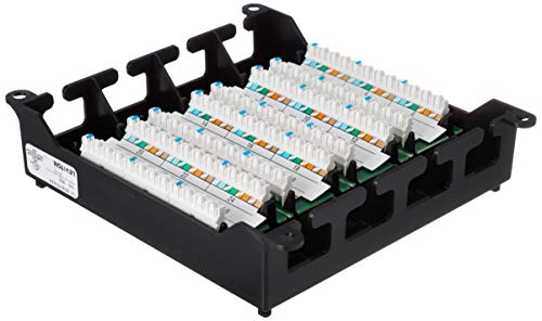 Leviton Twist and Mount Patch Panel, CAT 6 24 Port, 476TM-624, Black - Image 4