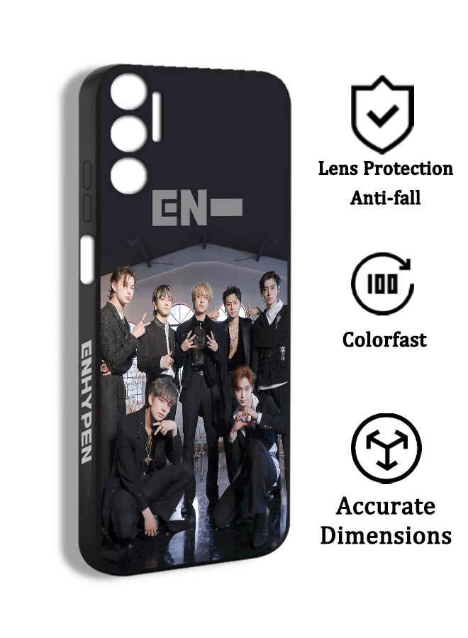 Phone Protective Case Cover For Tecno Pova 3 Enhypen album fashion enhypen boy group pattern YTE06 Print