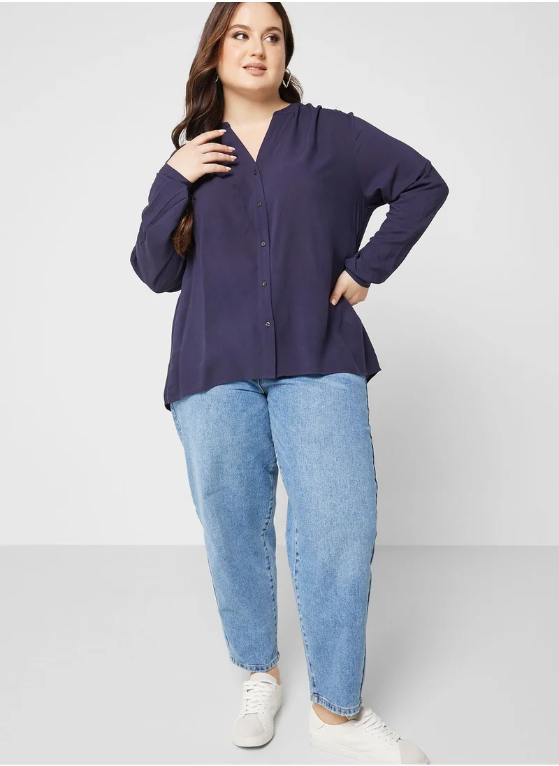 Only Carmakoma Button Down Shirt