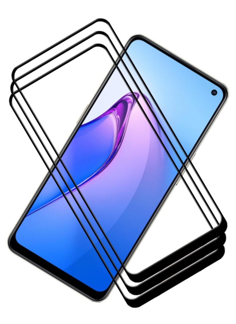 ACLIX 3 Pieces Antistatic ESD Dustproof Premium Quality High Definition Tempered Glass Screen Protector Designed For Oppo Reno8 Pro - Image 1