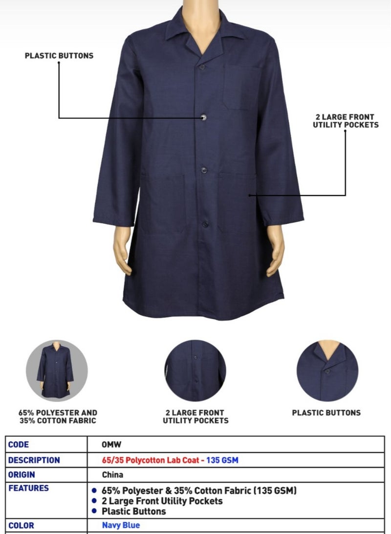 Vaultex Used In Hospitals, Pharmacies, Scientific Research Laboratories, Food processing, Navy Blue - Image 2