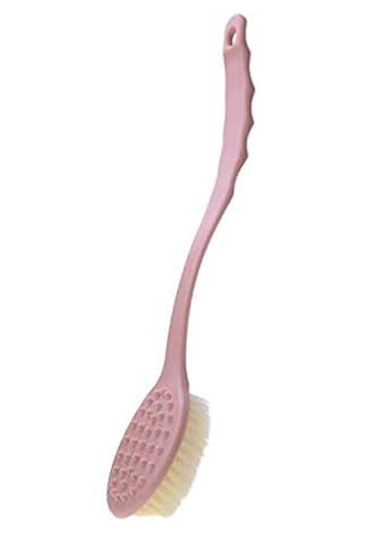 Long Handled Plastic Bath Shower Back Brush Scrubber Skin Cleaning Brushes Body for Bathroom - Image 1