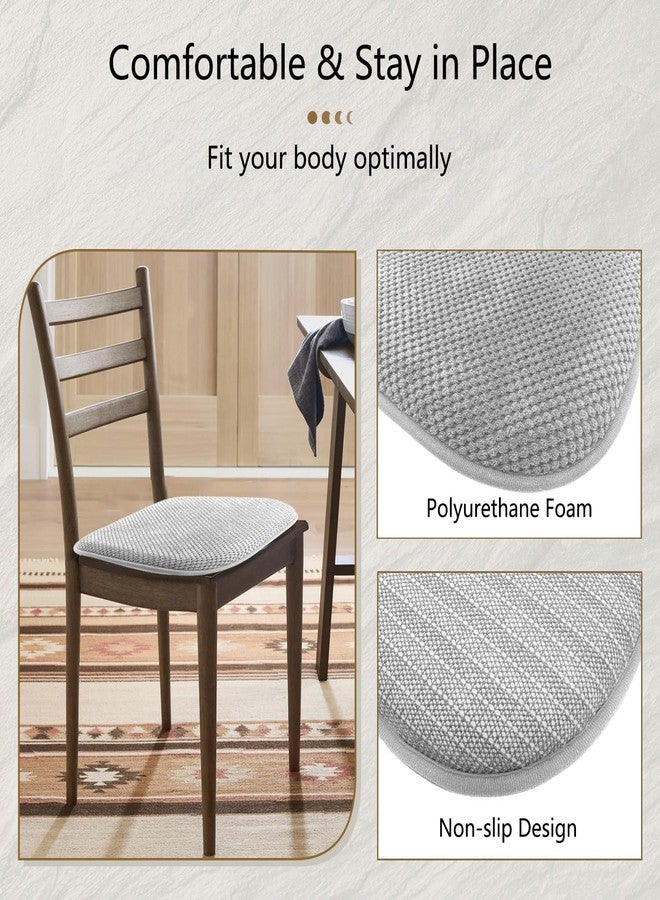 SWEMSTAR Kitchen Chair Pads - Memory Foam Seat Cushion for Chairs Non Slip Seat Pad for Living Room Office - Image 3