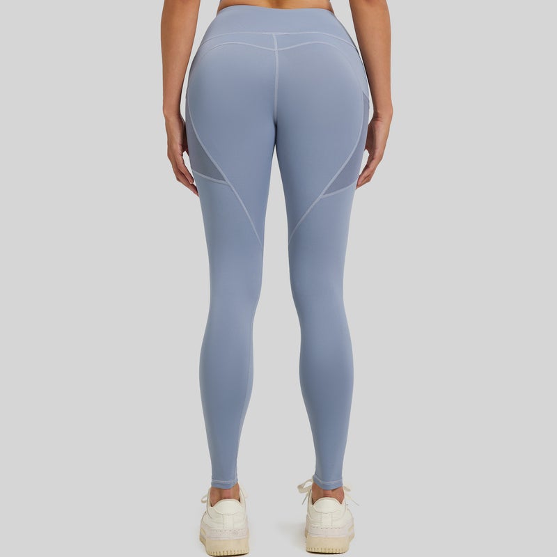 Women's Yoga Leggings High Waist Tummy Control Side Pockets Running Gym Pants - Image 3
