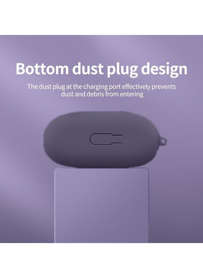 ماركة غير محددة حافظة حماية من السيليكون لهاتف HUAWEI FreeClip مع غطاء سلسلة المفاتيح (أسود)  - Image 4