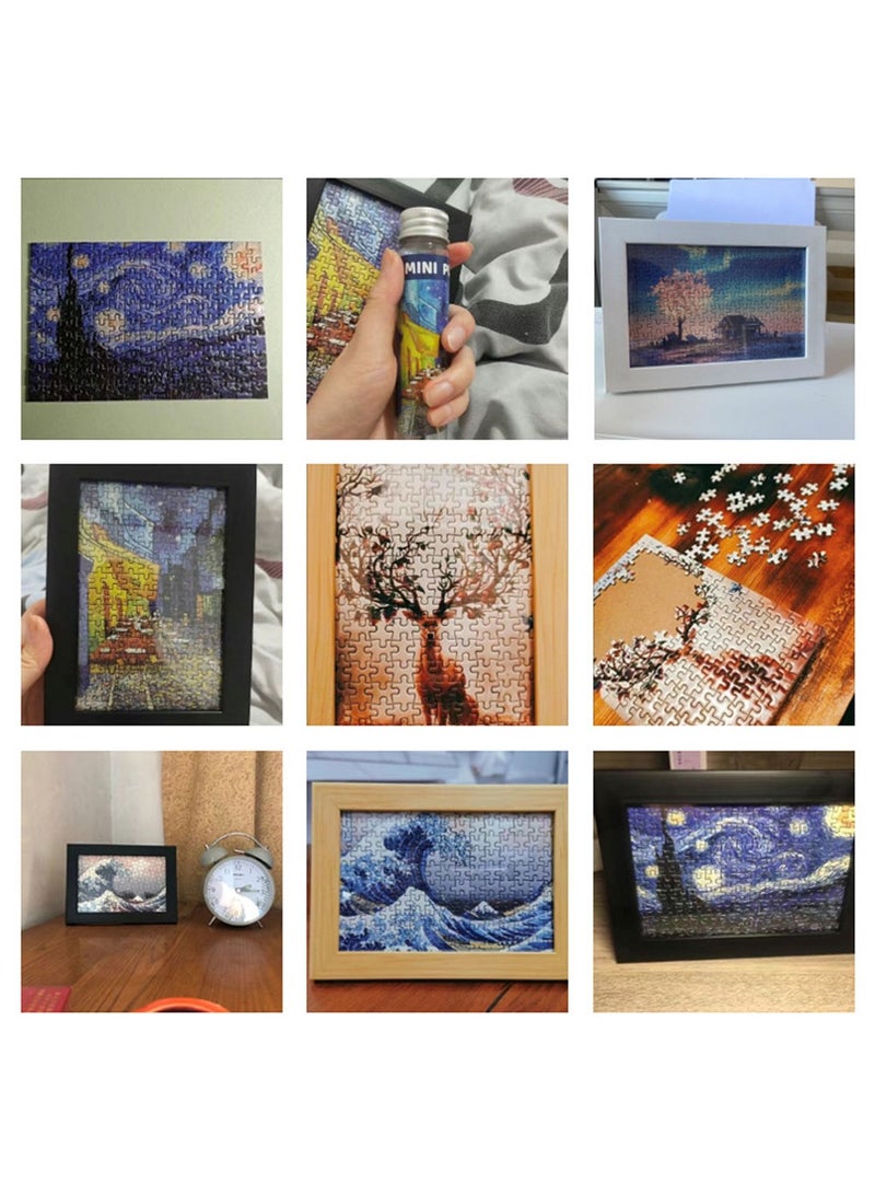 أحجية صغيرة 150 قطعة صغيرة جداً 10×15 سم بتصميم حقل زهور – لغز مضغوط للكبار والأطفال – بازل للسفر وتحفيز الدماغ وتخفيف التوتر – منظر طبيعي جميل للديكور والهدايا – بازل عالي الجودة لتحسين التركيز وال - Image 4