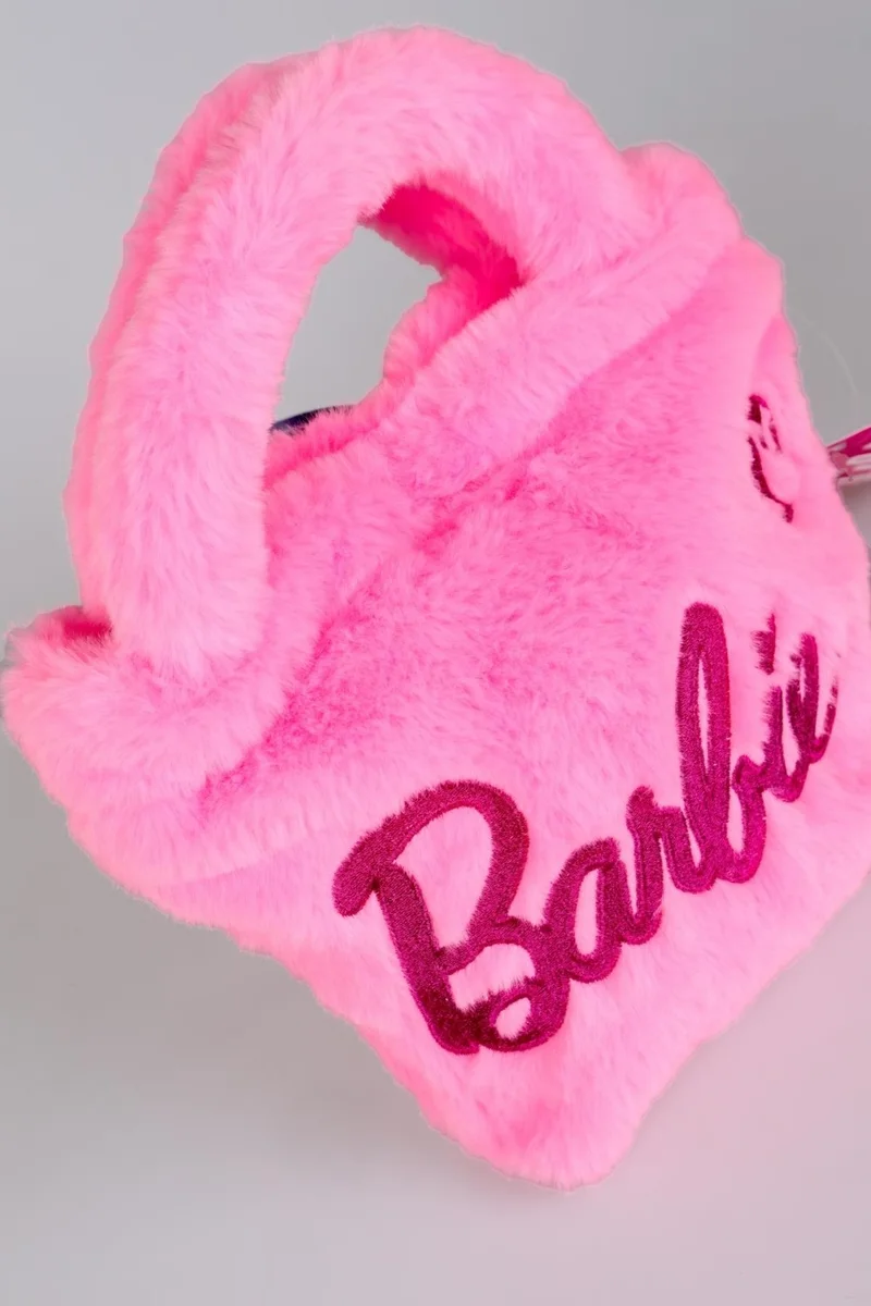 باربي Dekomus New Season Licensed Basic Plush Handbag/Lunch Bag