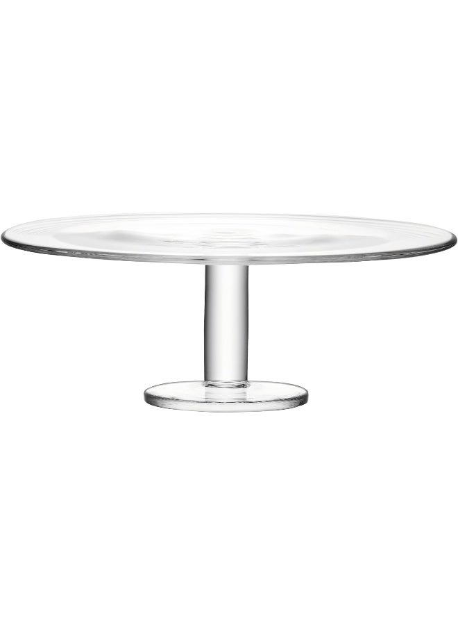 LSA International LSA International KN01 Konstantin Cakestand Ø40 cm H14.5 cm Clear  - Image 2