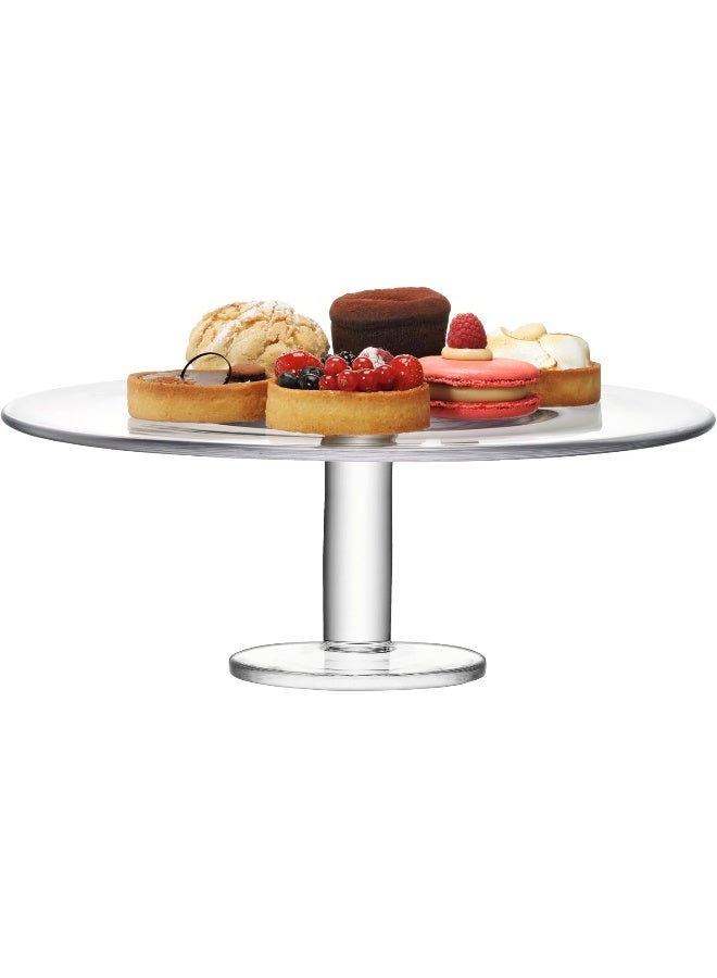 LSA International LSA International KN01 Konstantin Cakestand Ø40 cm H14.5 cm Clear  - Image 1