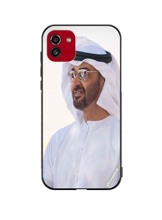 VR CREATIVE Protective Case Cover For Samsung Galaxy A03 Sheikh Mohamed Bin Zayed Al Nahyan Design Multicolour - Image 1