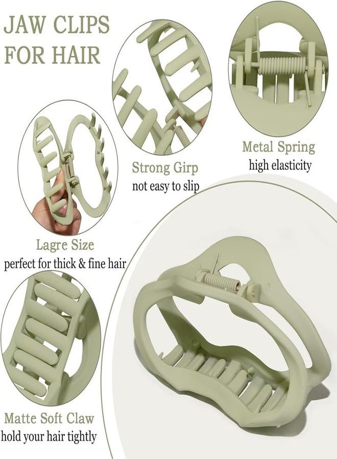 KLIVE مشابك شعر كورية ملونة على شكل سحابة من KLIVE - دبابيس شعر عصرية غير قابلة للانزلاق للنساء، إكسسوار عالي الجودة ونابض بالحياة، إكسسوار شعر أنيق لجميع تسريحات الشعر (متعدد الألوان) (4 قطع) - Image 4