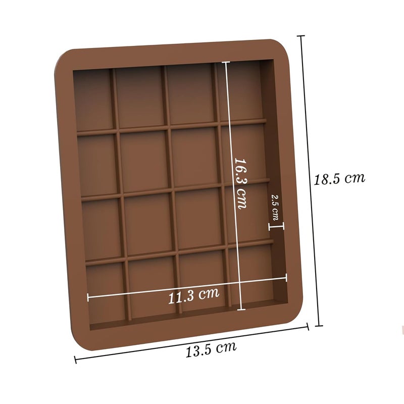 MoldBerry Silicone Chocolate Mould Deep Chocolate Bar Mold for Dubai Chocolate Bar Pistachio Kunafa Chocolate Mold Pack 1 - Image 2
