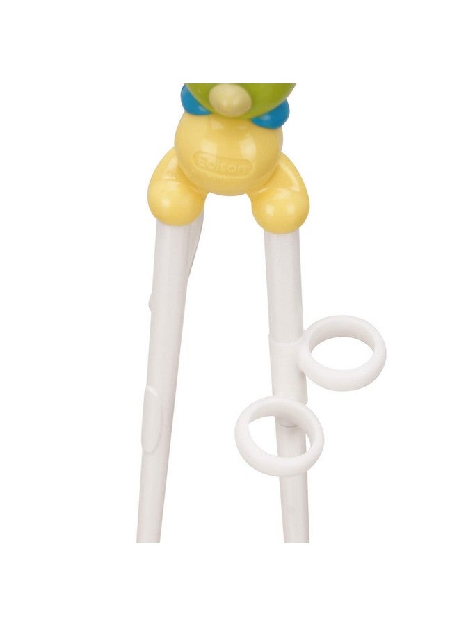 Pororo 1 X عصا تناول الطعام للأطفال على شكل ضفدع أخضر (لليد اليمنى) - Image 4