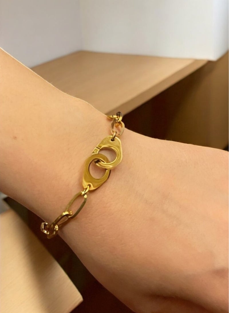 إيكوال اسوارة نسائية عصرية وأنيقة مصنوعة من الاستانلس ستيل - Image 1