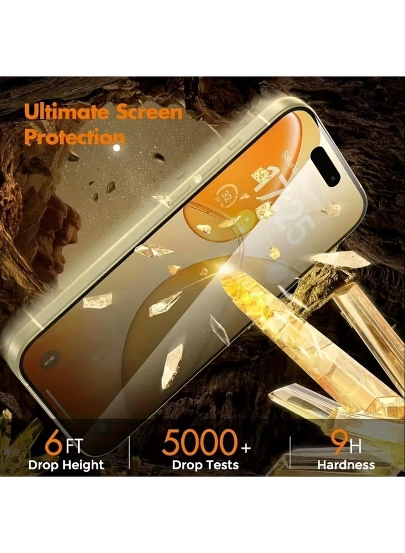 واقي شاشة زجاجي مقوى لحماية الخصوصية بالكامل لهاتف iPhone 17 Pro - Image 4