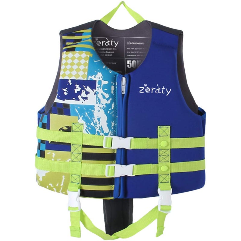 Zeraty Toddler Swim Vest Neoprene Kids Float Jacket Swimming Aid for Children with Adjustable Safety Strap Age 2-9+ Years/36-88Lbs - Image 1