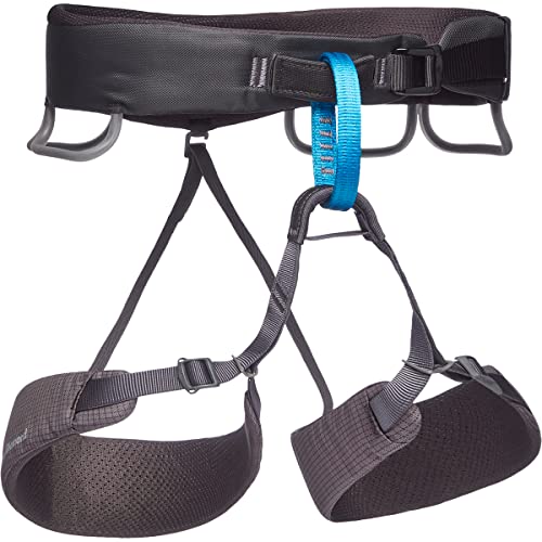 BLACK DIAMOND Men’s Momentum Rock Climbing Harness | Adjustable Waist & Leg Loops | Dual Core Construction | Lightweight Comfort | Anth | Small - Image 1