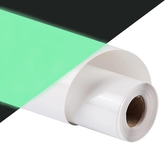 Sehgal Store Adhesives & Tape Roll Glow in The Dark, Night Luminous Self-Adhesive Safety Sticker Tape 12 inch x 48 inch 130 GSM Inkjet Paper (Set of (1) - Image 2