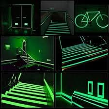 Sehgal Store Adhesives & Tape Roll Glow in The Dark, Night Luminous Self-Adhesive Safety Sticker Tape 12 inch x 48 inch 130 GSM Inkjet Paper (Set of (1) - Image 4