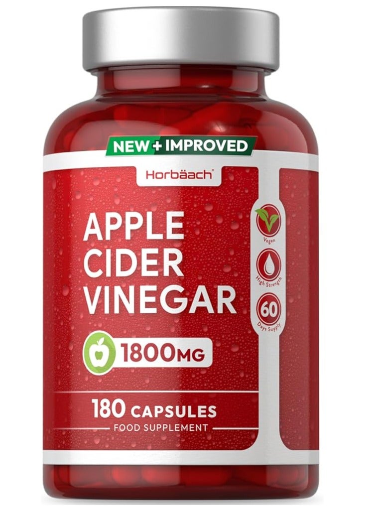Horbäach Apple Cider Vinegar 1800mg 180 Capsules