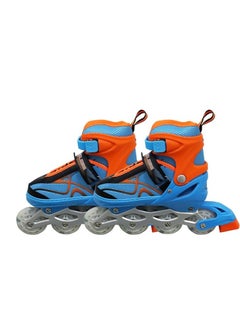 ENDLESS  EL1027 Inline Adjustable Skates Large 39 EUR (UK 5.5) - 43 EUR (UK 9) for 12 Years and Above |Aluminium Chassis and 70 mm PU Wheels | All Wheels Flash, ABEC 7 Bearings  - Image 1