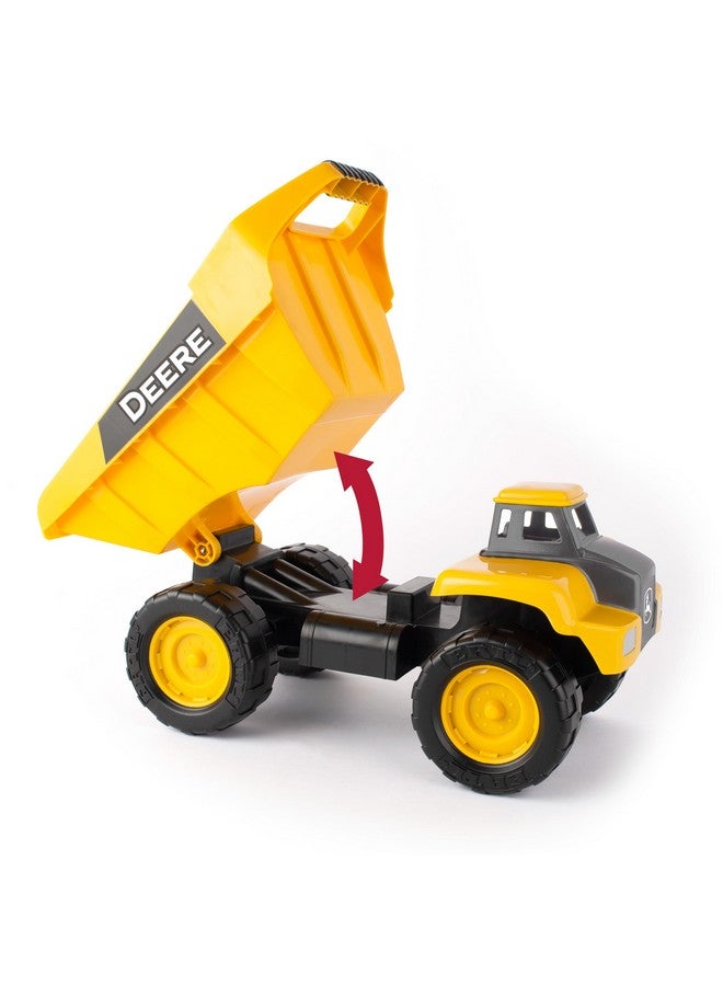 John Deere Big Scoop Dump Truck Toy With Tilting Dump Bed 15 Inch Sandbox Toys For Outside Kids Outdoor Toys Ages 3 Years And Up - Image 4