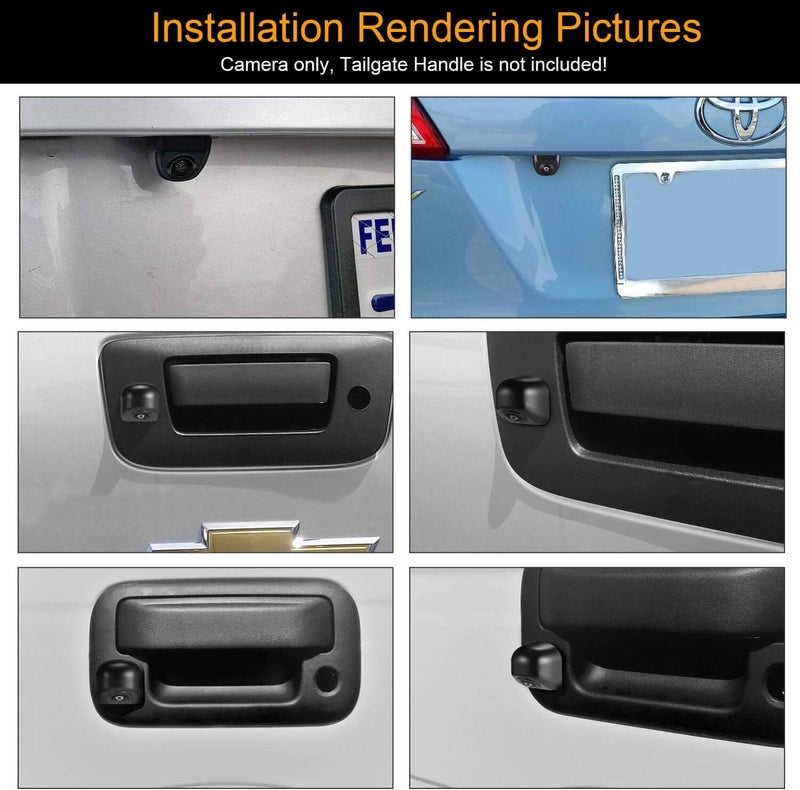 NATIKA Waterproof Backup/Front View Camera - HD Night Vision with 170° Wide Angle for Cars, Trucks, SUVs, and Vans - Image 5