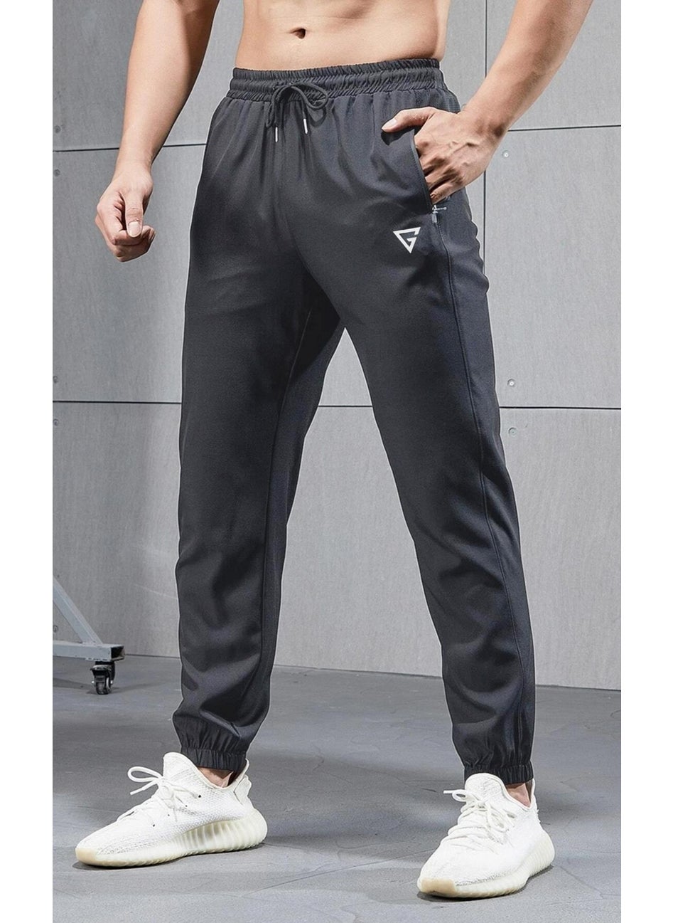 Men's Running Reflective Quick Dry Jogging Exercise Gym Sweatpants