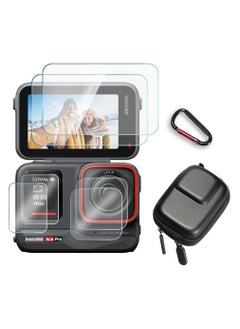 General Screen Protector (6+1Pack) Compatible with Insta360 ace Pro camera, tempered glass film scratch resistant HD full coverage hard shell travel storage carrying case  - Image 1