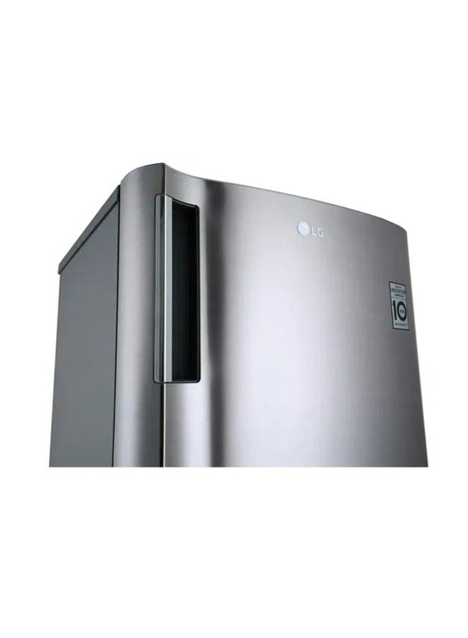 LG Single-Door Refrigerator, 7 ft., 195 L, Semi-Auto Defrost, Smart Inverter, Extendable Drawer - LTT7CBBSI Silver - Image 4