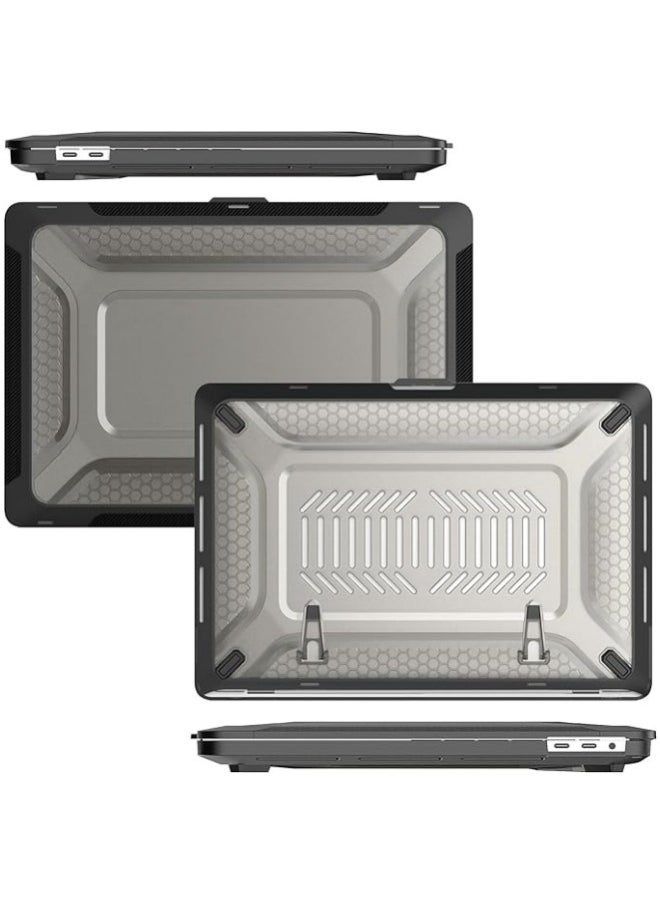 Generic - Compatible with MacBook Pro 16 Inch M3 Pro/Max (2023) & M2 Pro/Max A2780 (2023) & M1 Pro/Max A2485 (2021),Anti-Scratching Protective Case with Foldable Stand - Image 1