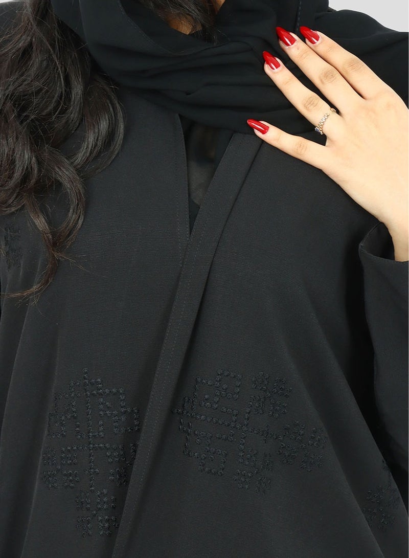 IKKXA Abaya AIK2014 Black - Image 2