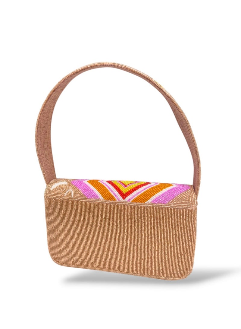 أركاد حقيبة كتف مطرزة يدوياً من أركاد – تطريز متعدد الألوان بتصميم أنيق - Image 5