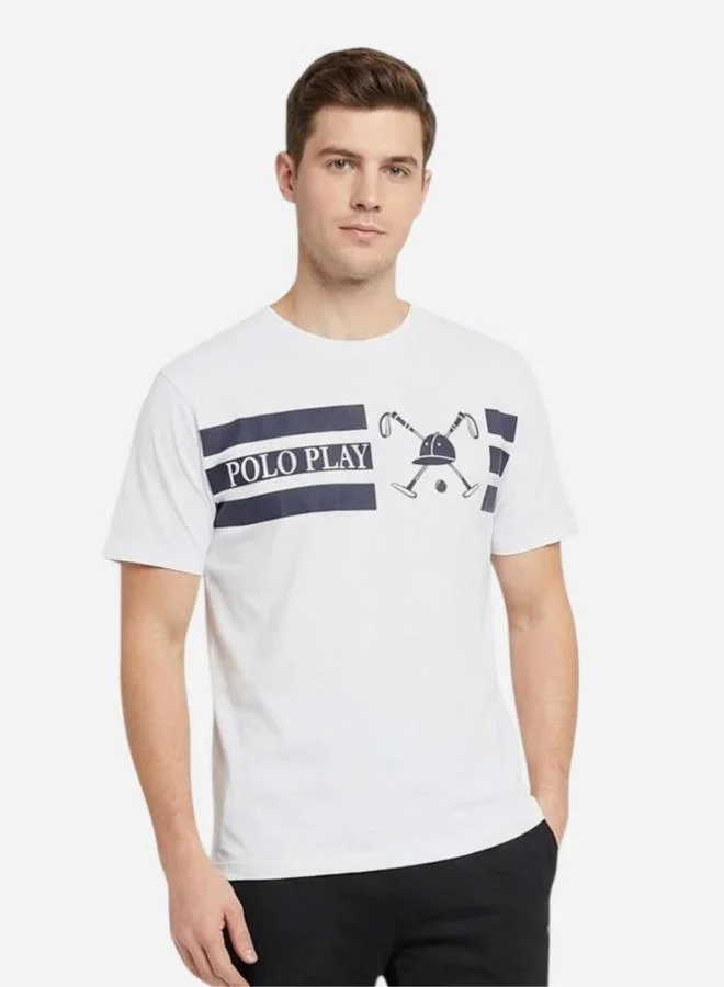 Polo Play Men Graphic Logo Crew Neck T-Shirt