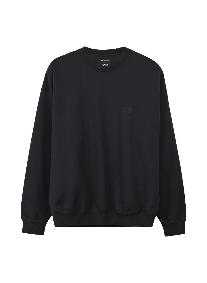 Adidas Fl Crew Sweat Black Sweatshirt (Long Sleeve) Sweatshirts For Unisex - Image 2