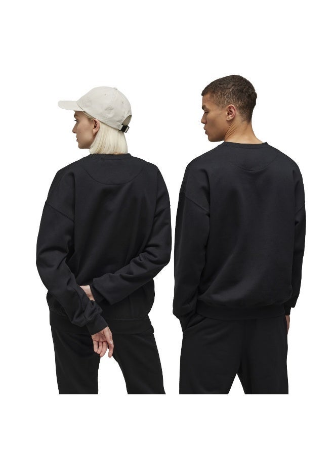 Adidas Fl Crew Sweat Black Sweatshirt (Long Sleeve) Sweatshirts For Unisex - Image 3