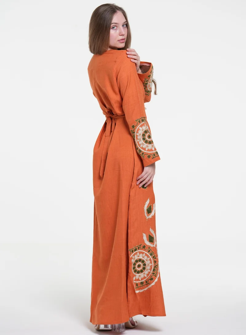 AL BENT AL SHARQIEH embroidred jalabiya dress