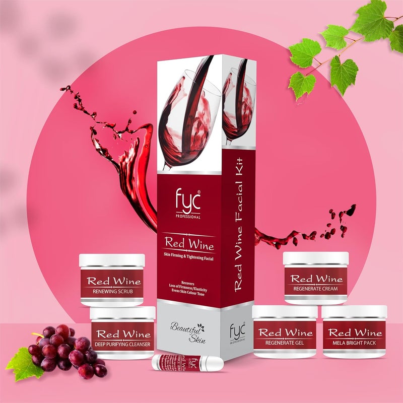 FYC Professional Yavi Cosmetics RED WINE FACIAL KIT - Image 2