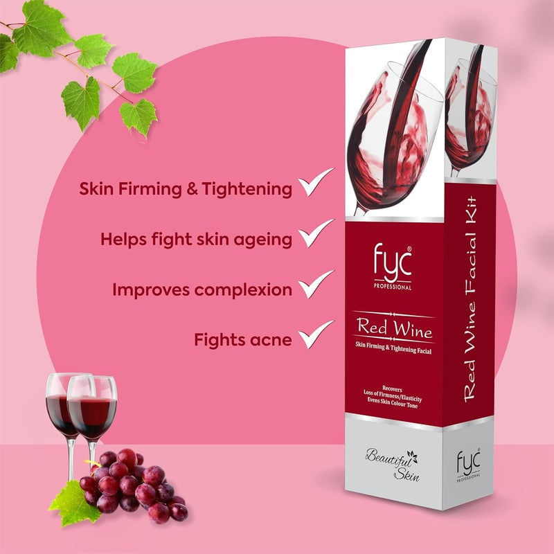 FYC Professional Yavi Cosmetics RED WINE FACIAL KIT - Image 3