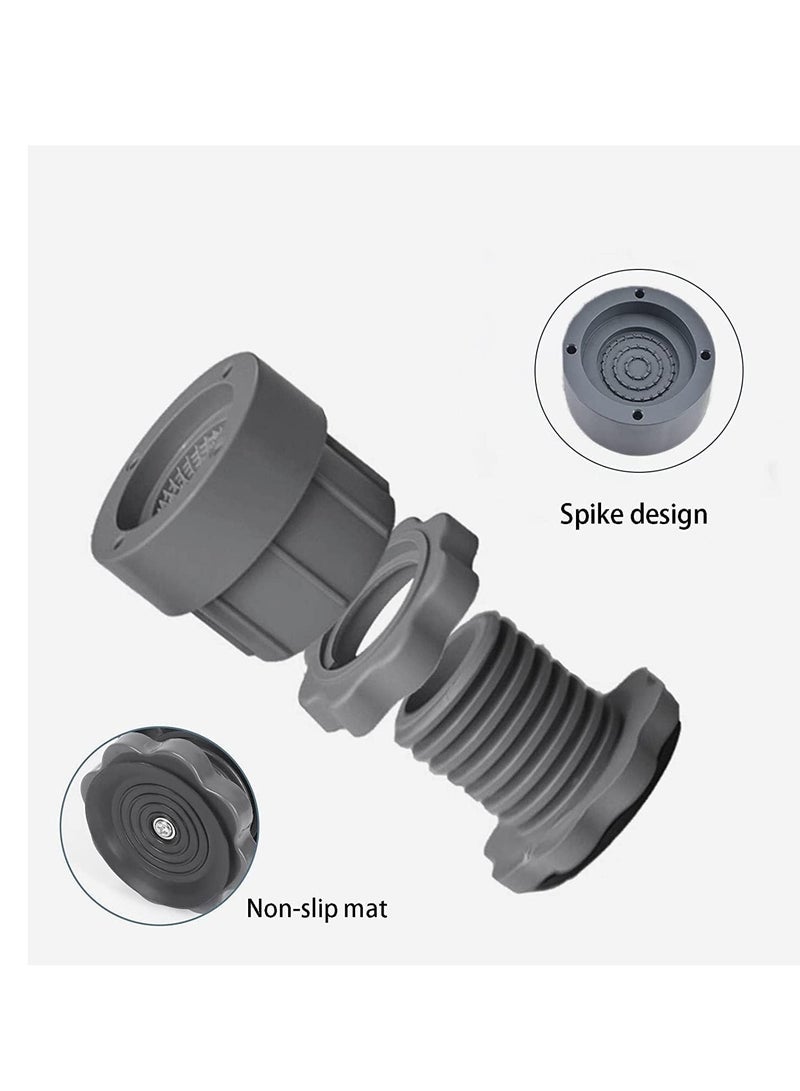 Hihonor Washing Machine Support, Adjustable Height Anti Vibration Pad, High Load Bearing Noise Cancelling, for Flip Washing Machine Refrigerator ( 4 Pcs) - Image 5