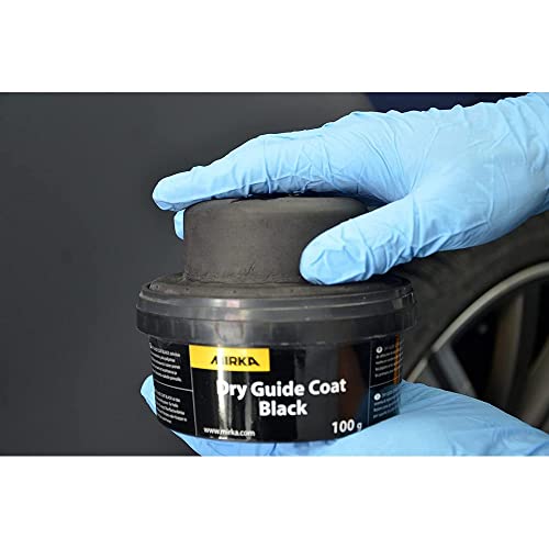 Mirka Dry Guide Coat Black with Applicator 100g to use for light colour surfaces - Image 2