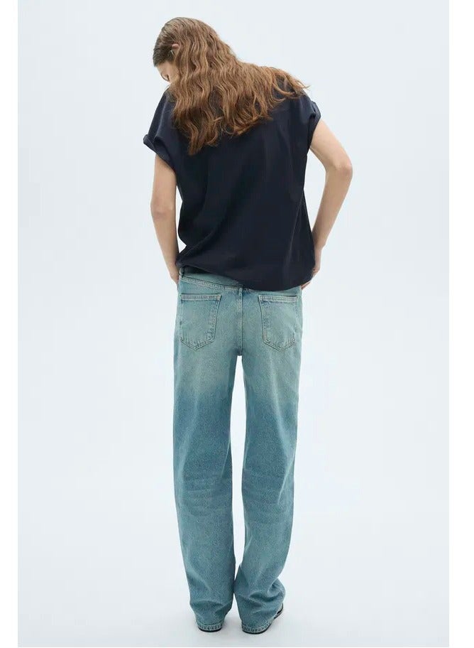 MANGO Casual Crew Neck T-Shirt - Image 2