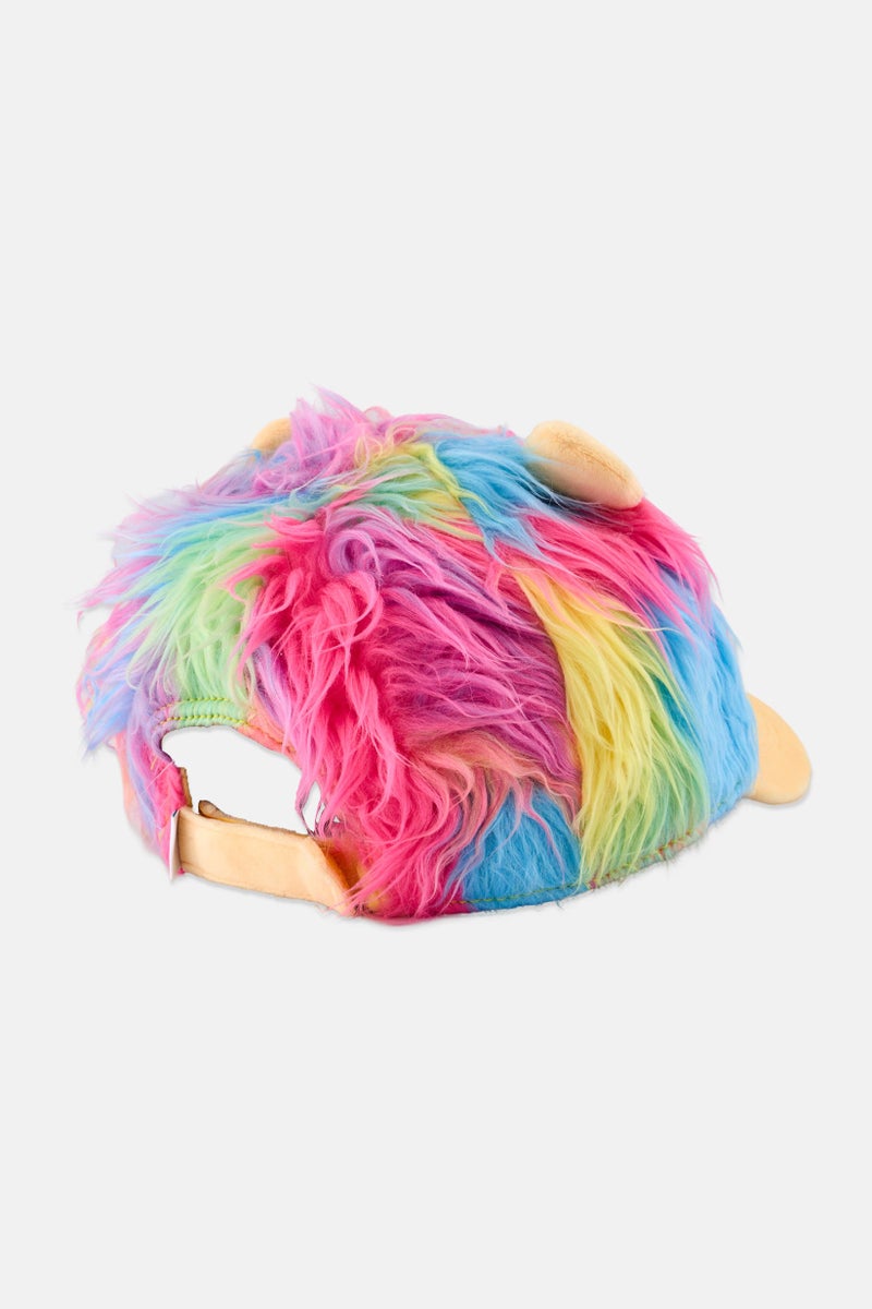 Squishmallows Kids Girl Leonard Novelty Plush Cap, Multicolor - Image 2