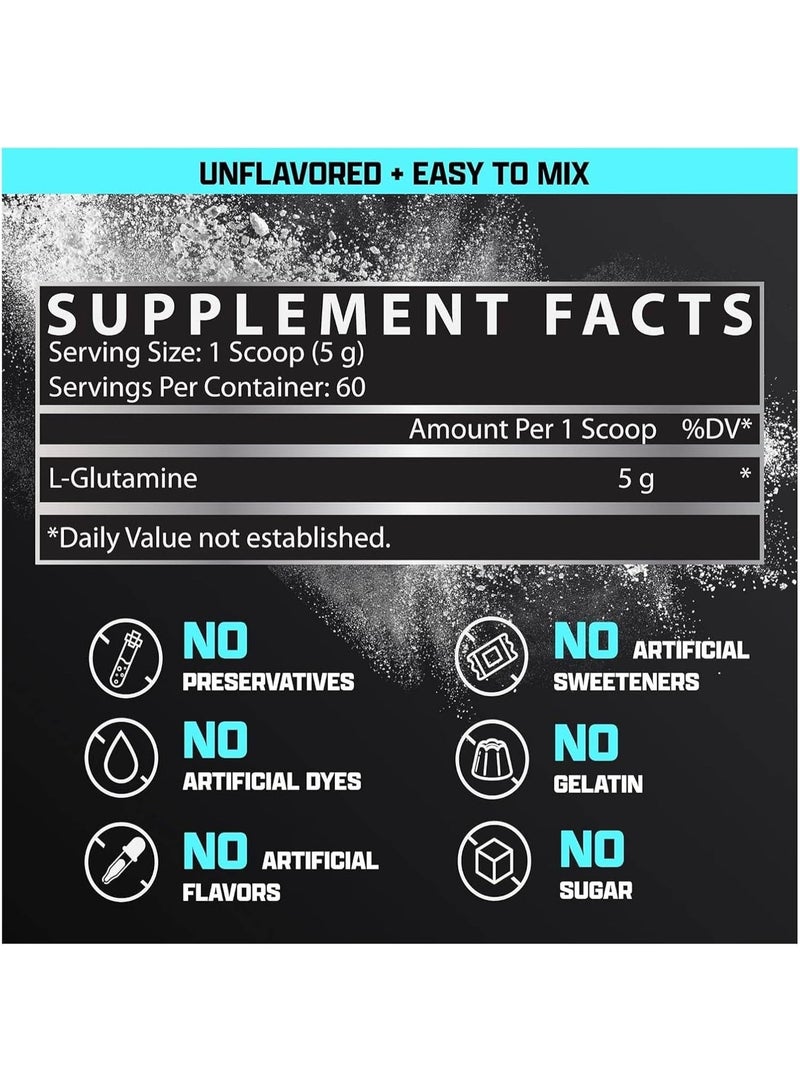 نورتكس ريسيرش جلوتامين بيور لاستعادة العضلات ودعم المناعة 300 جرام - Image 5