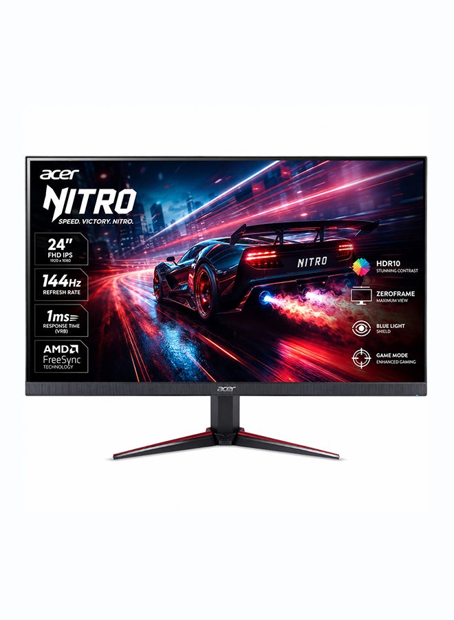 Acer Nitro VG240Y Gaming Monitor, UM.QV0EE.608, 23.8-inch Full HD, 1mm, 144Hz, Black Black - Image 1