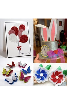 Y&D 10 Pcs Glitter EVA Foam Paper Sheetsfor Handicraft Kids Arts Crafts DIY Projects Classroom Parties  - Image 5