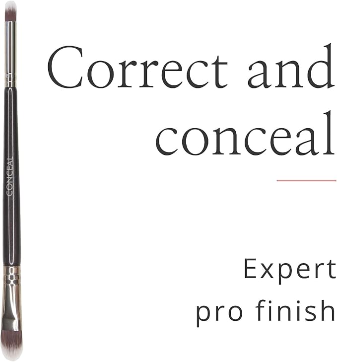 Studio 10 Studio10 Double Ended Vegan Shadow Brush Professional Eyeshadow Brush for Blending and Definition with Soft Cruelty Free Bristles for Cream or Powder Shadow Ideal for Mature Sensitive Eyelids - Image 2