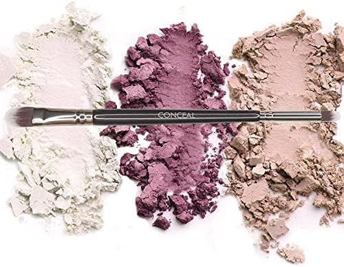 Studio 10 Studio10 Double Ended Vegan Shadow Brush Professional Eyeshadow Brush for Blending and Definition with Soft Cruelty Free Bristles for Cream or Powder Shadow Ideal for Mature Sensitive Eyelids - Image 3